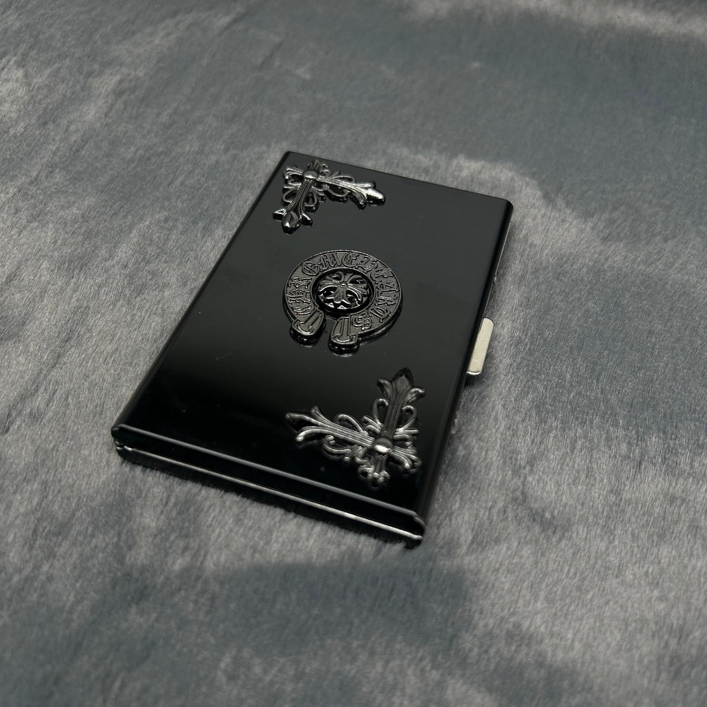 Black Metal Card Holder - WALLET