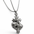 Shadow Skull Cross Silver