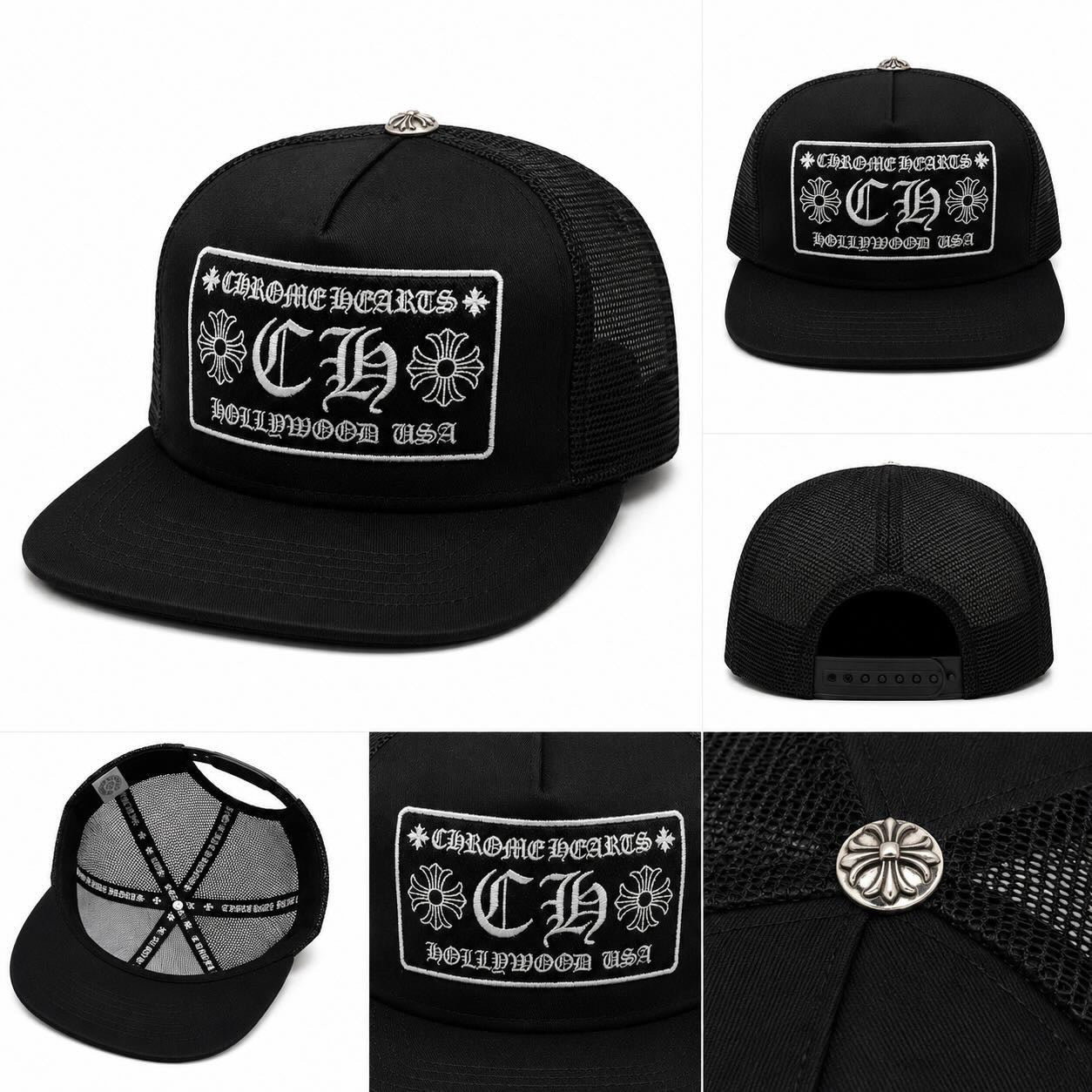 HollyWood Black Tucker Cap