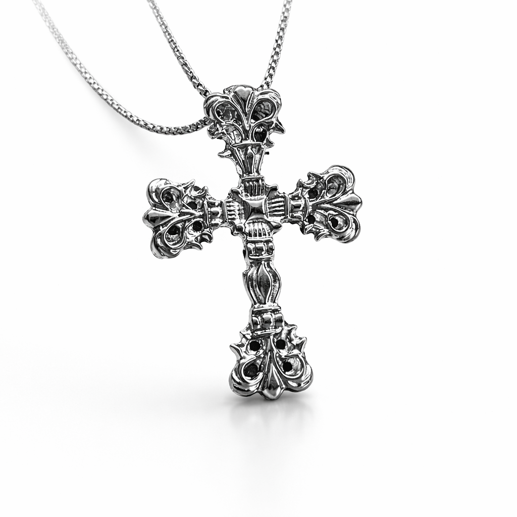 Gothic PENDANT 001 W stainless steel chain