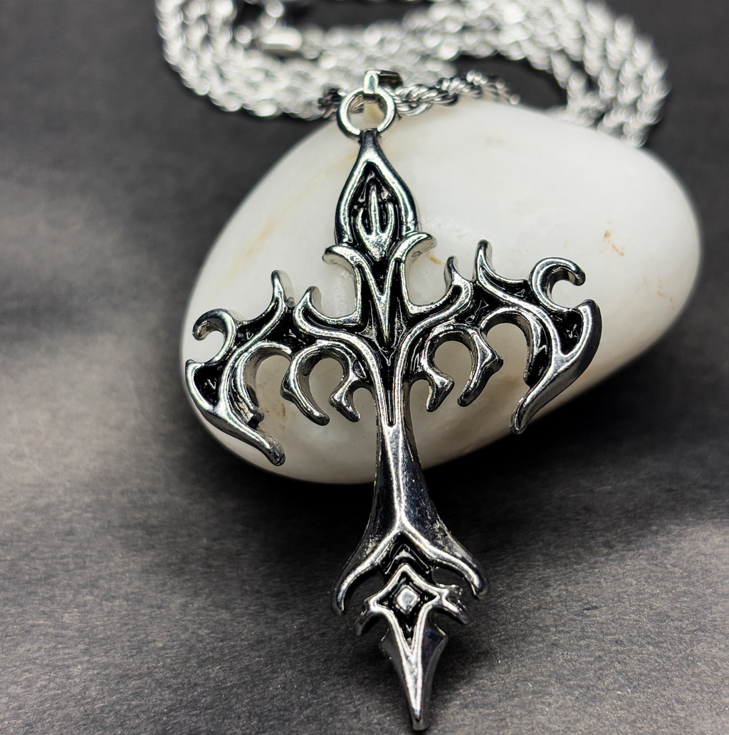 DRAGON CROSS WITH STAINLESS STEEL CHAIN