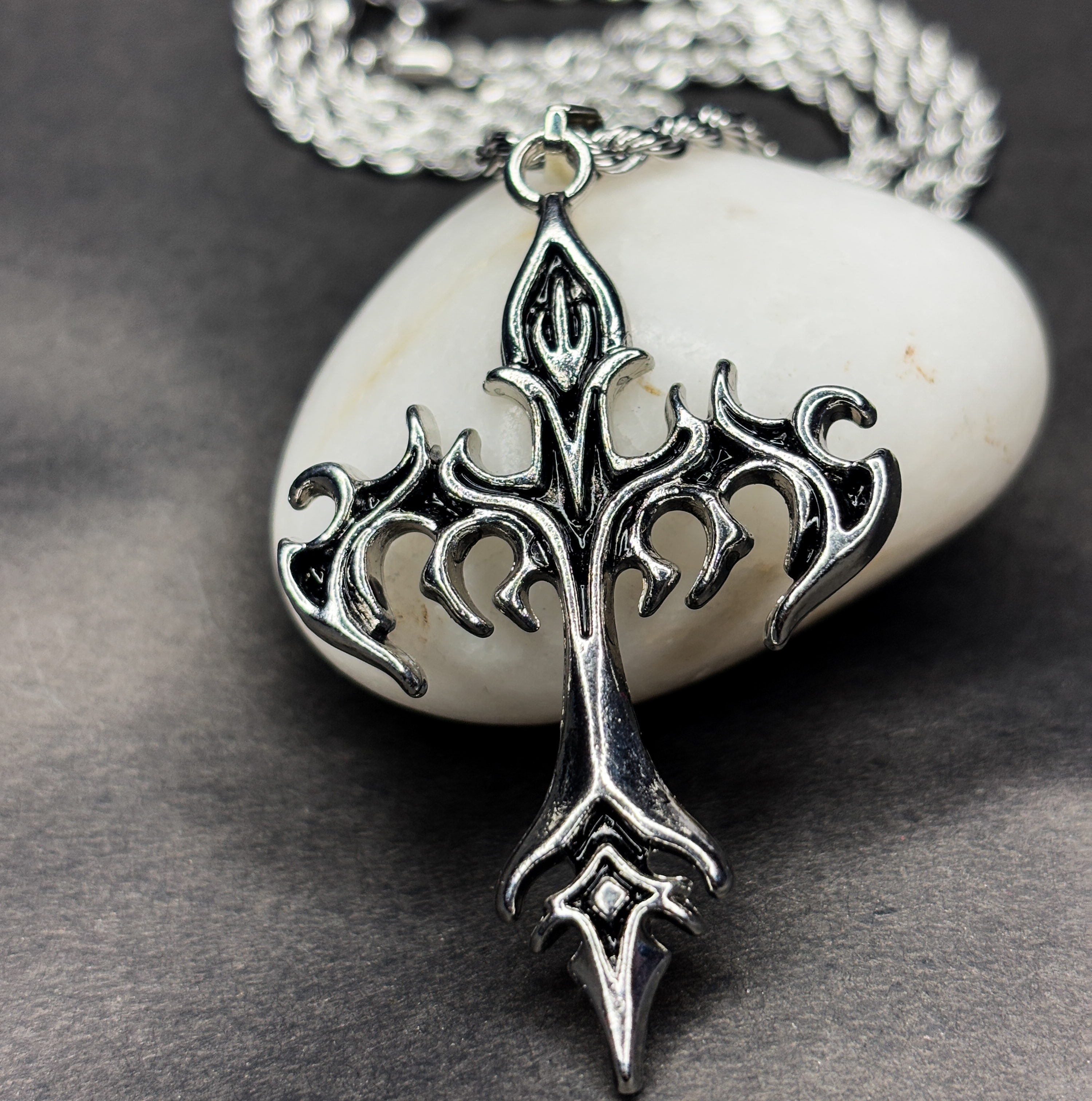 DRAGON CROSS WITH STAINLESS STEEL CHAIN
