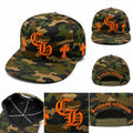 Camo Gothic Cross Snapback Cap