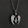 SILVER WING PENDANT W stainless steel chain