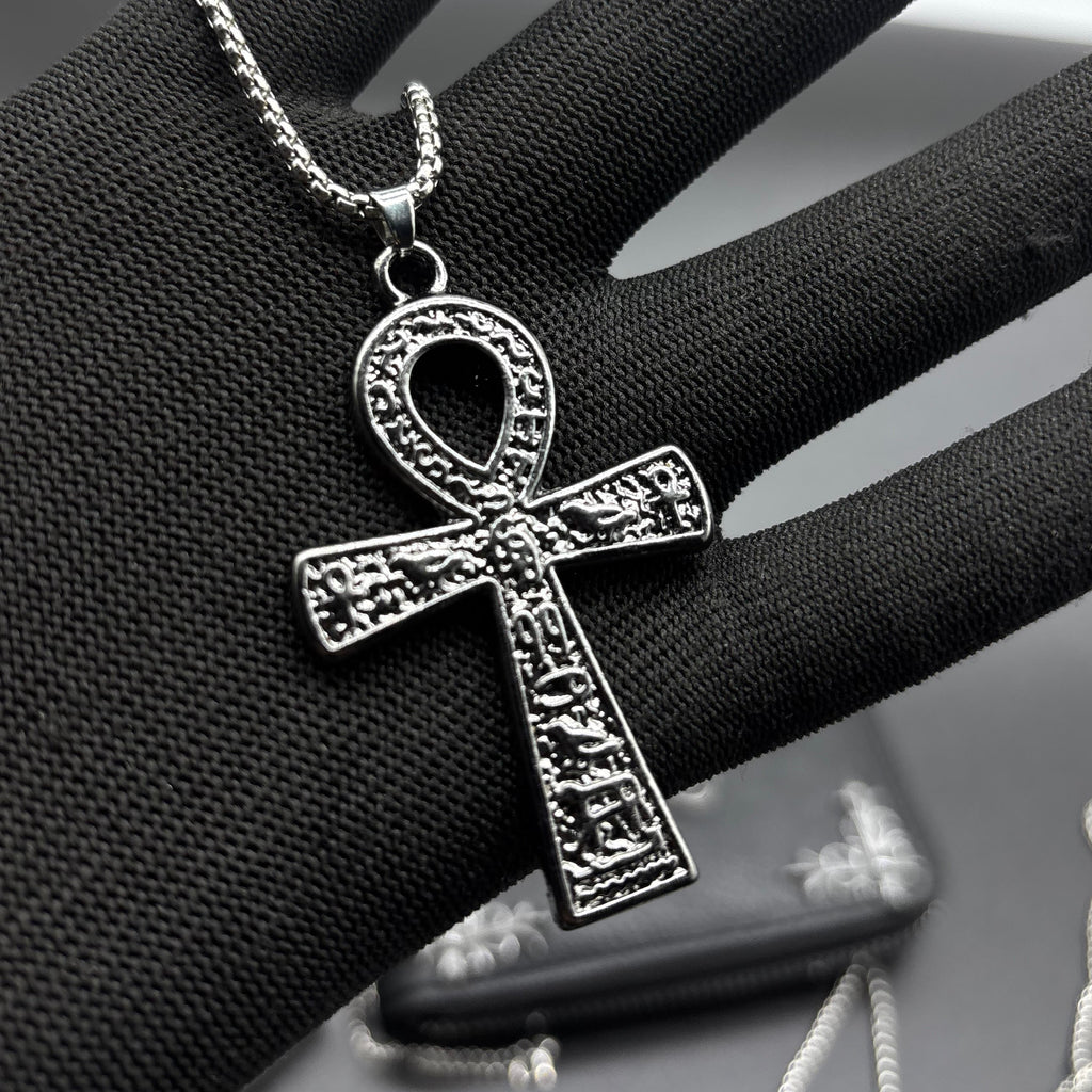 Gothic Ankh Chain Black