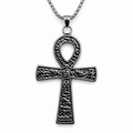Gothic Ankh Chain Black