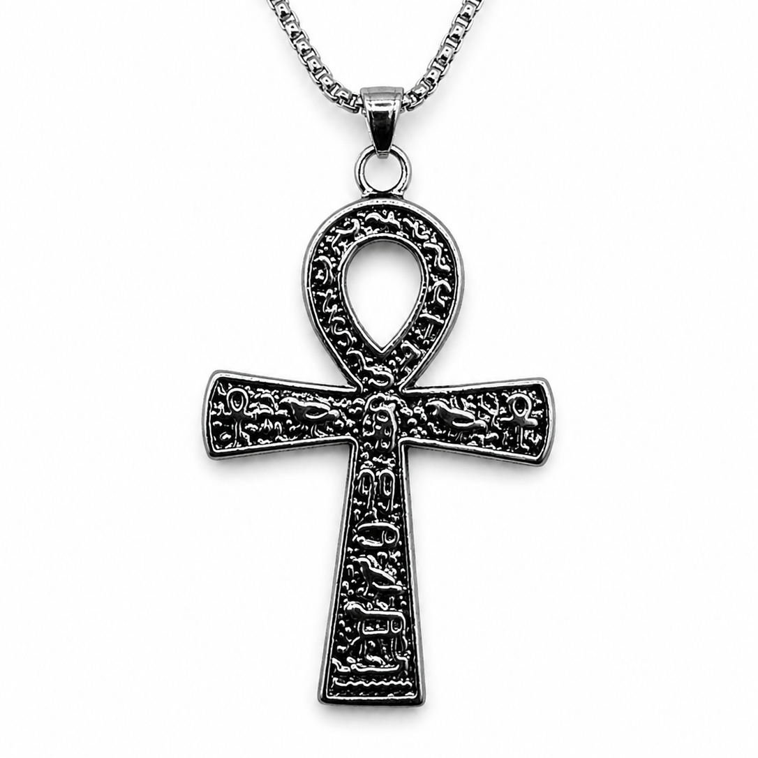 Gothic Ankh Chain Black
