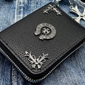 LEATHER WALLET WITH LOBSTER