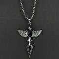 CELESTIAL GUARDIAN PENDANT W STAINLESS STEEL CHAIN