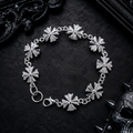 Noir Cross Link Bracelet
