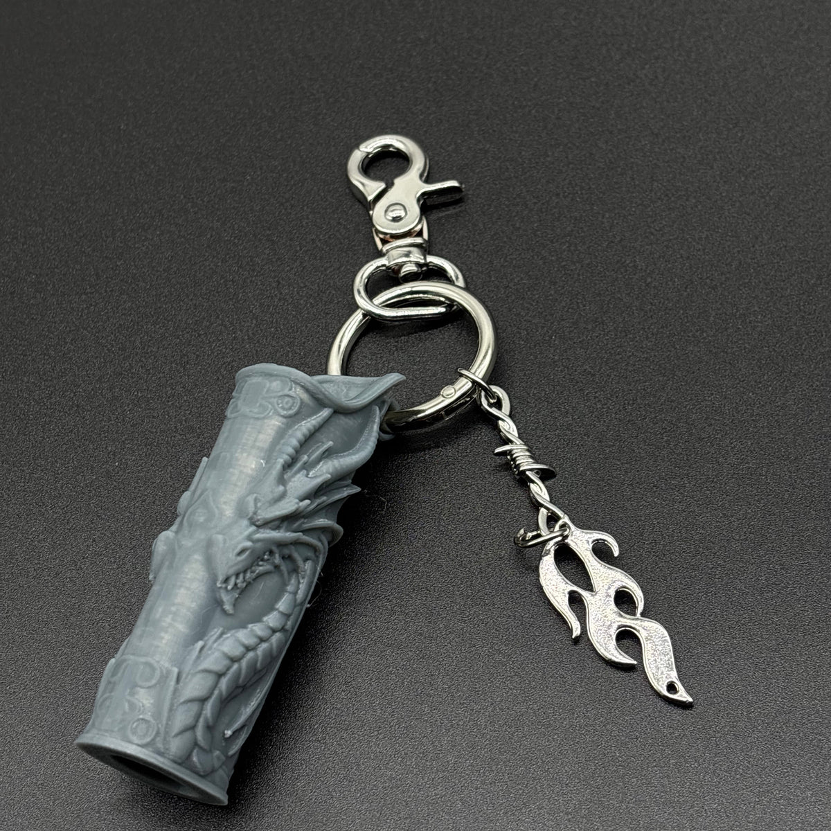 Dragon Lighter Case Keychain