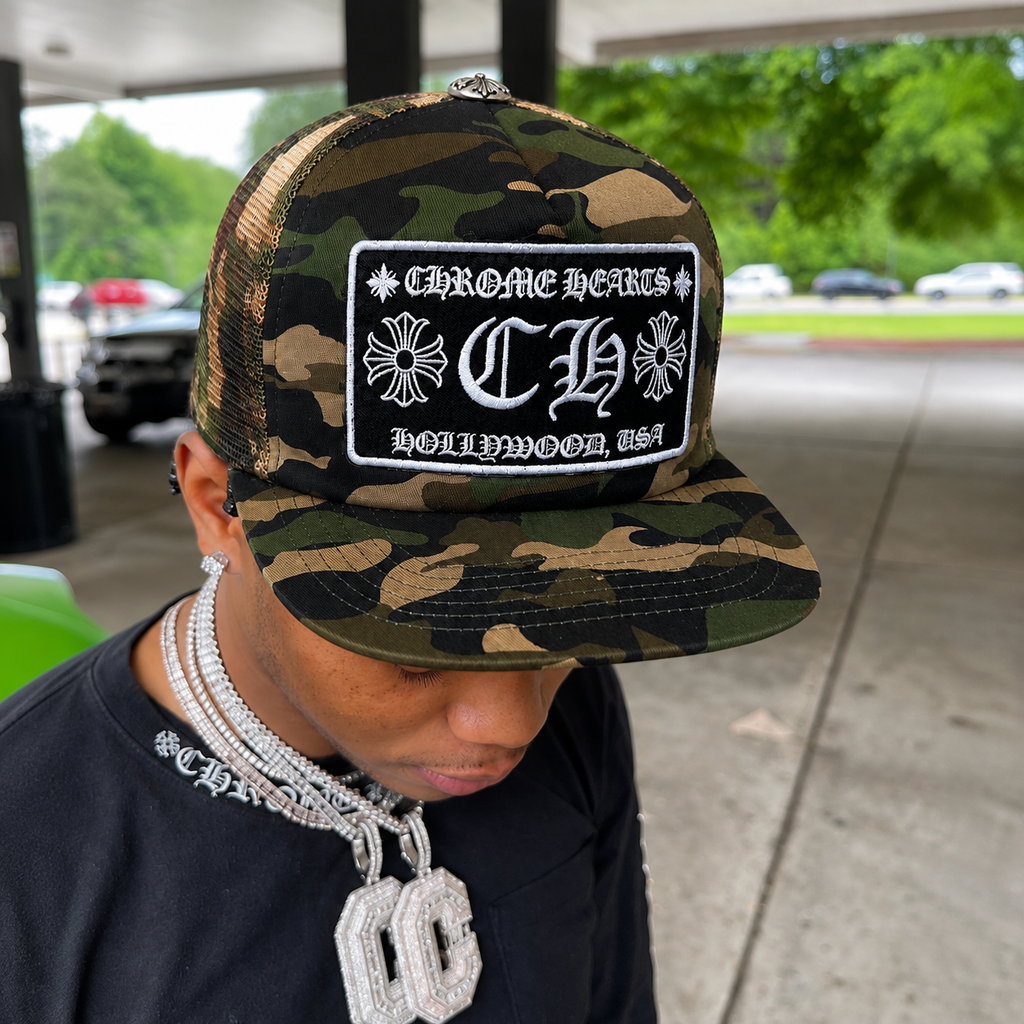 Camo Hollywood Cap