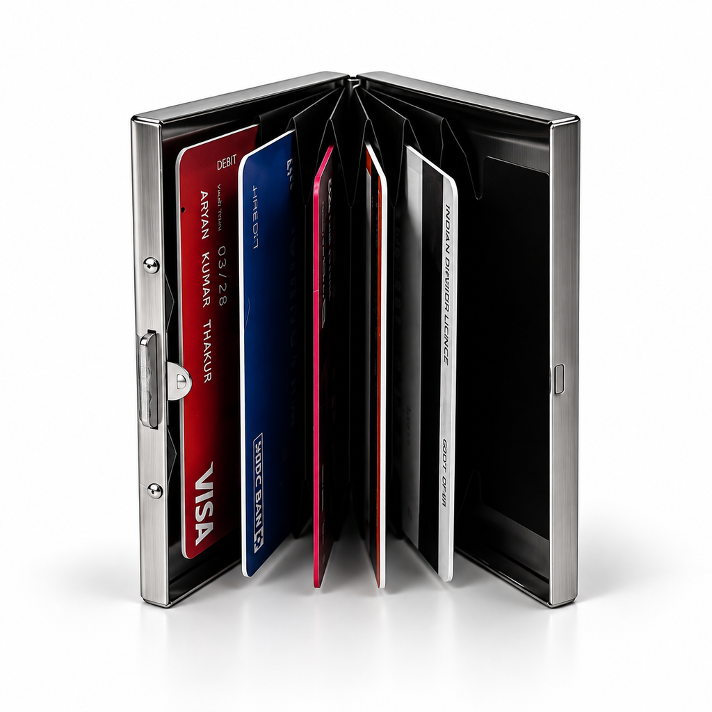 Noir Gothic Tongue Card Case
