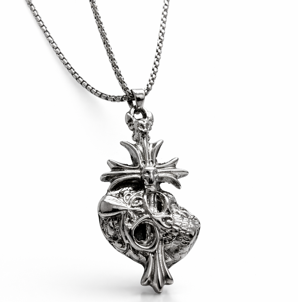 CH Holy Trinity PENDANT W stainless steel chain