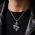 CH Holy Trinity PENDANT W stainless steel chain