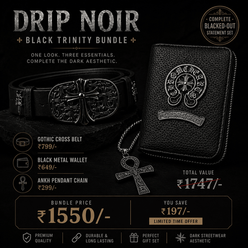 BLACK BUNDLE | Gothic Accessories by DRIPNOIR