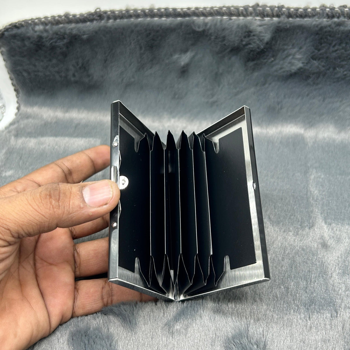 Black Metal Card Holder - WALLET | Gothic Accessories by DRIPNOIR