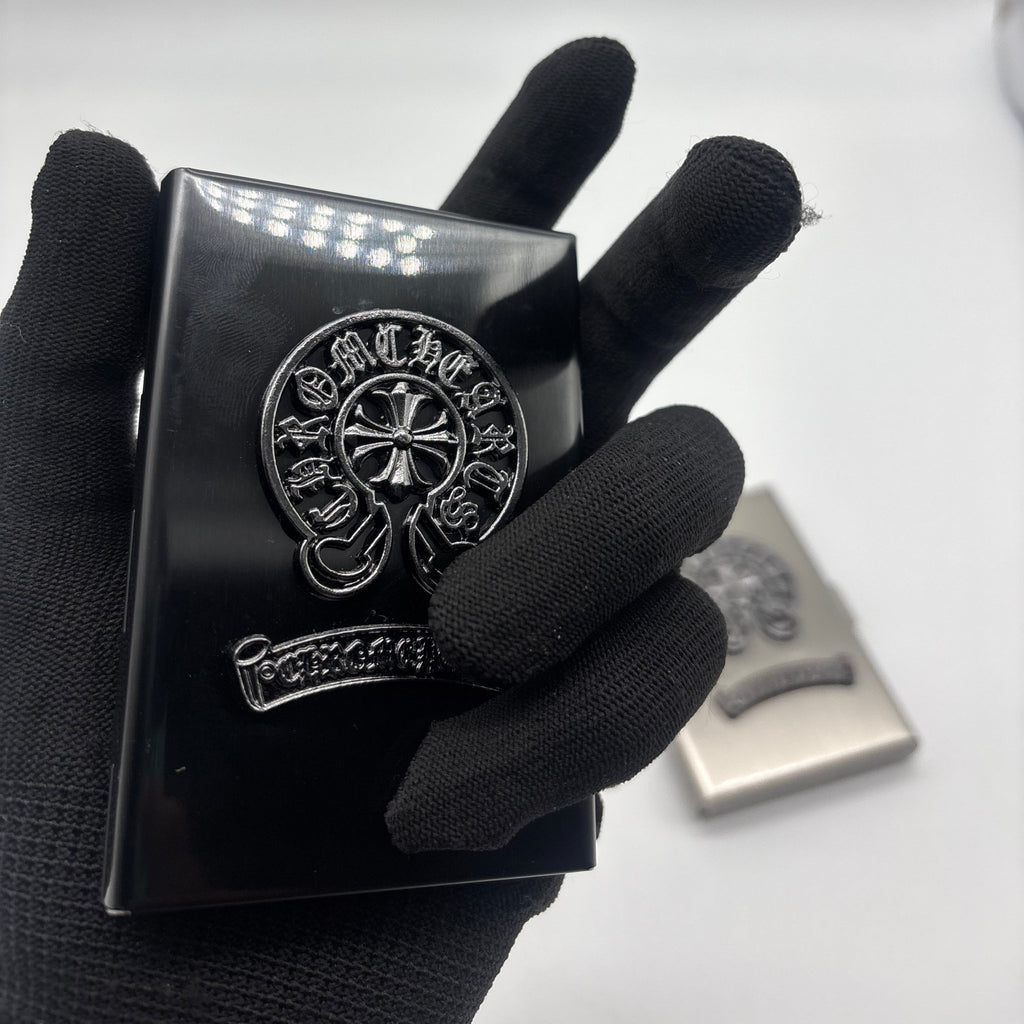 Black Pro Metal Card Holder - WALLET | Gothic Accessories by DRIPNOIR