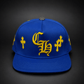 Blue Gothic Ch cap | Gothic Accessories by DRIPNOIR