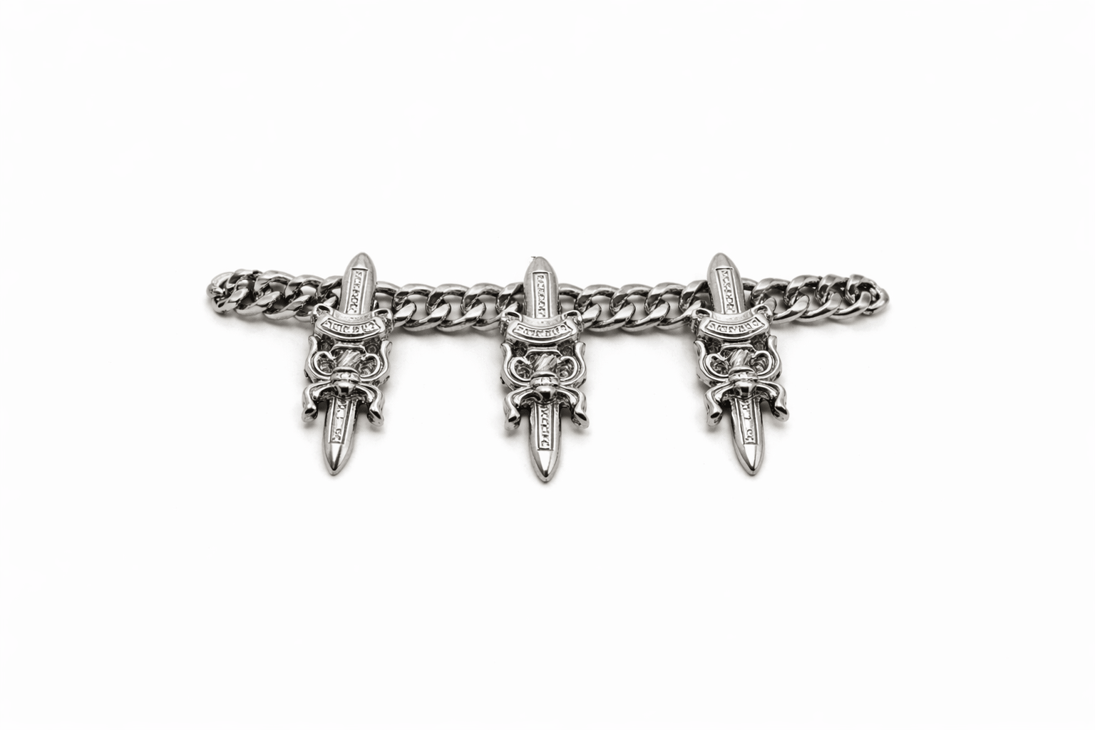 BRACELET 3 CHARMS | Gothic Accessories by DRIPNOIR