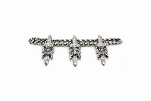 BRACELET 3 CHARMS | Gothic Accessories by DRIPNOIR