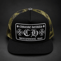 Camo Black Hollywood tucker cap | Gothic Accessories by DRIPNOIR