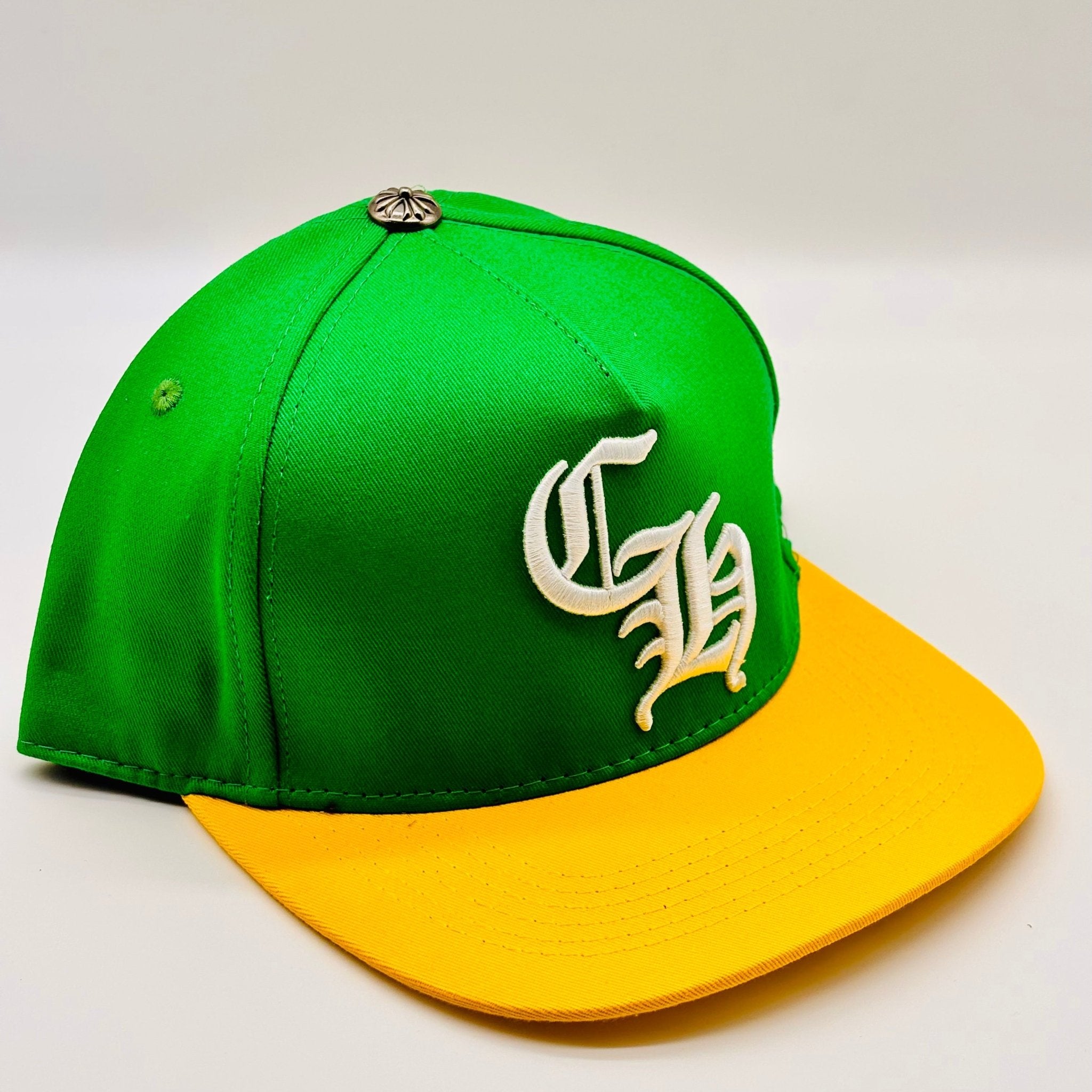 Emerald Gothic Snapback Cap | Premium Embroidered Streetwear Hat | Gothic Accessories by DRIPNOIR