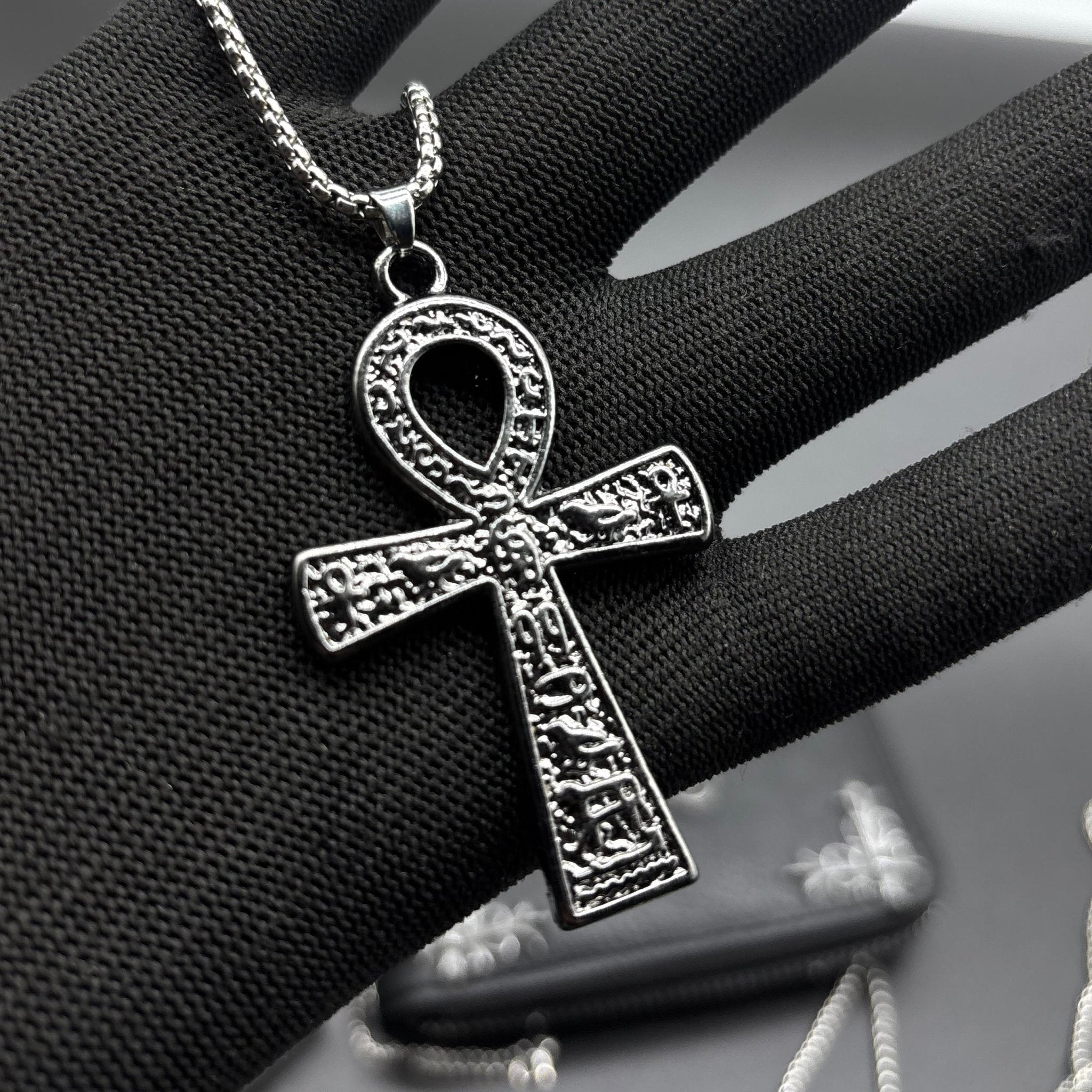 Gothic Ankh Chain Black | Gothic Accessories by DRIPNOIR
