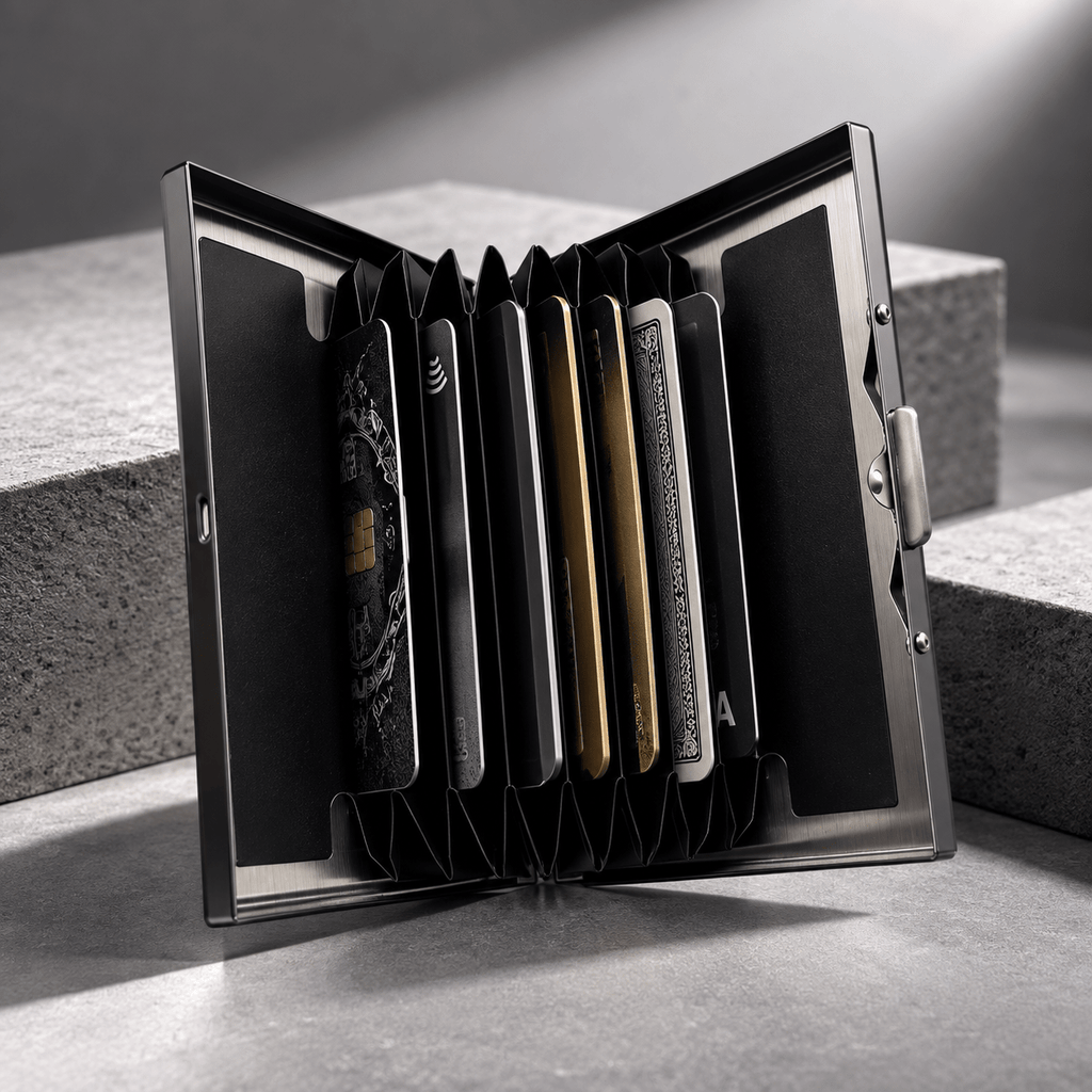 Gothic Card Holder – Triple Cross Edition | Gothic Accessories by DRIPNOIR
