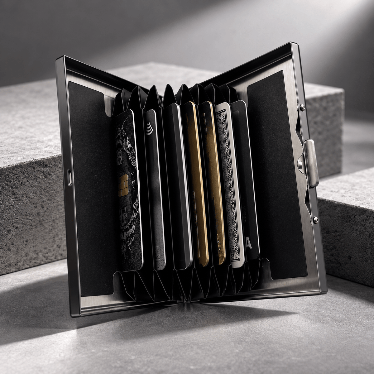 Gothic Card Holder – Triple Cross Edition | Gothic Accessories by DRIPNOIR