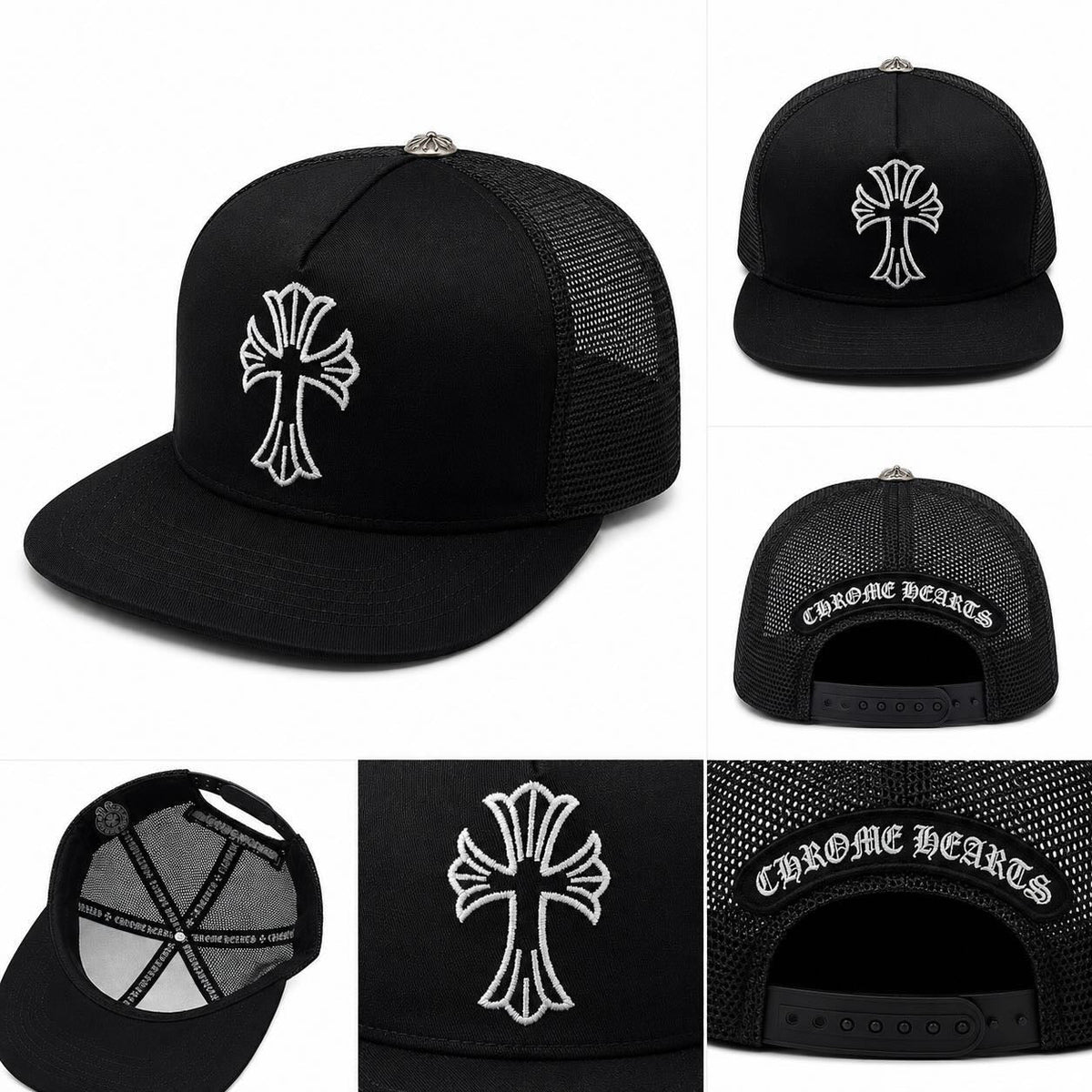 Gothic cross cap | Gothic Accessories by DRIPNOIR
