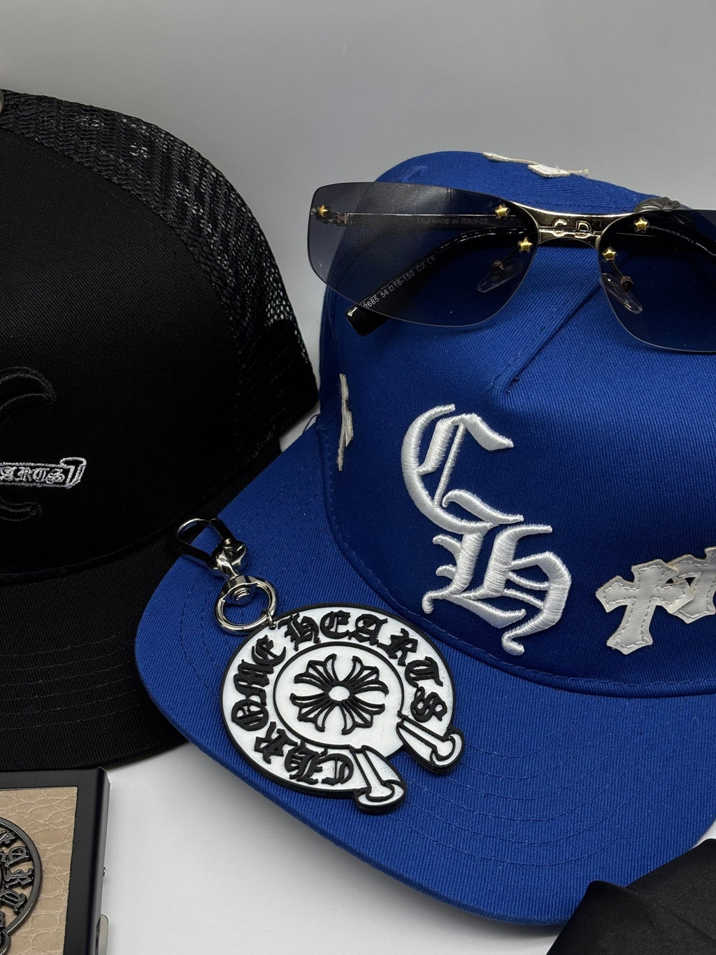 Gothic Snapback – Royal Blue Edition | Gothic Accessories by DRIPNOIR