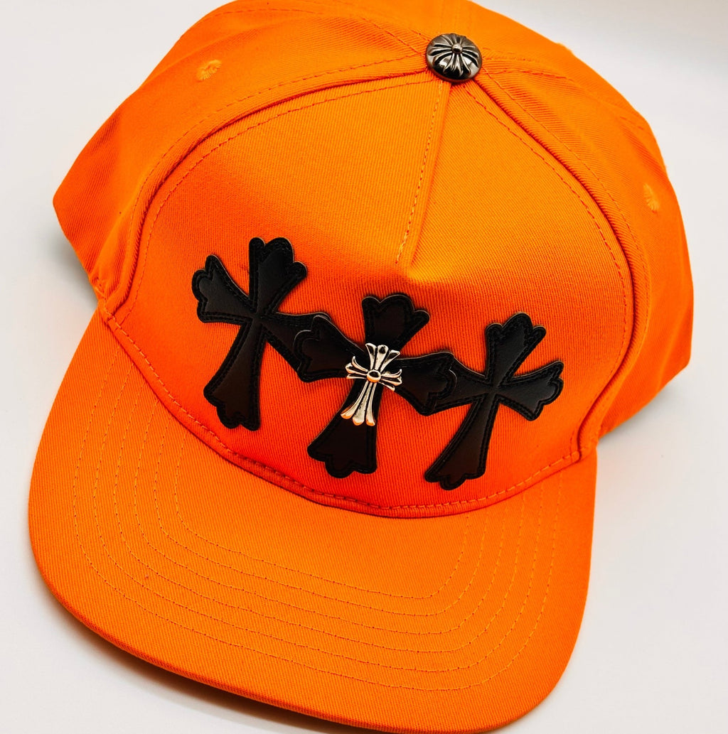 Inferno Gothic Cross Snapback Cap | Gothic Accessories by DRIPNOIR