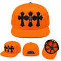 Inferno Gothic Cross Snapback Cap | Gothic Accessories by DRIPNOIR