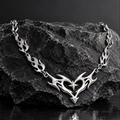 Inferno Heart Necklace | Gothic Accessories by DRIPNOIR