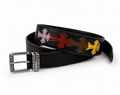 Multicolor Gothic Cross Leather Belt – Streetwear Punk Designer Style | Gothic Accessories by DRIPNOIR