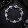 Noir Cross Link Bracelet | Gothic Accessories by DRIPNOIR