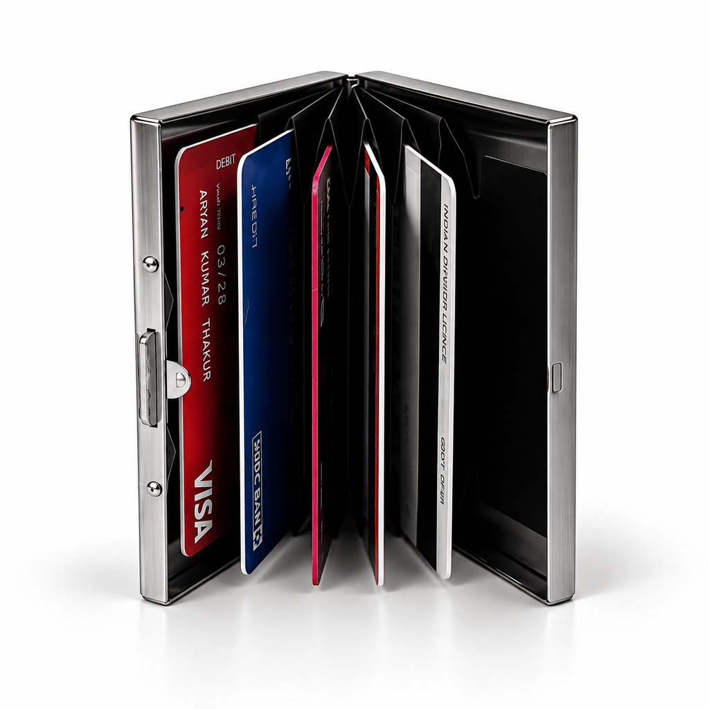 Noir Gothic Tongue Card Case | Gothic Accessories by DRIPNOIR