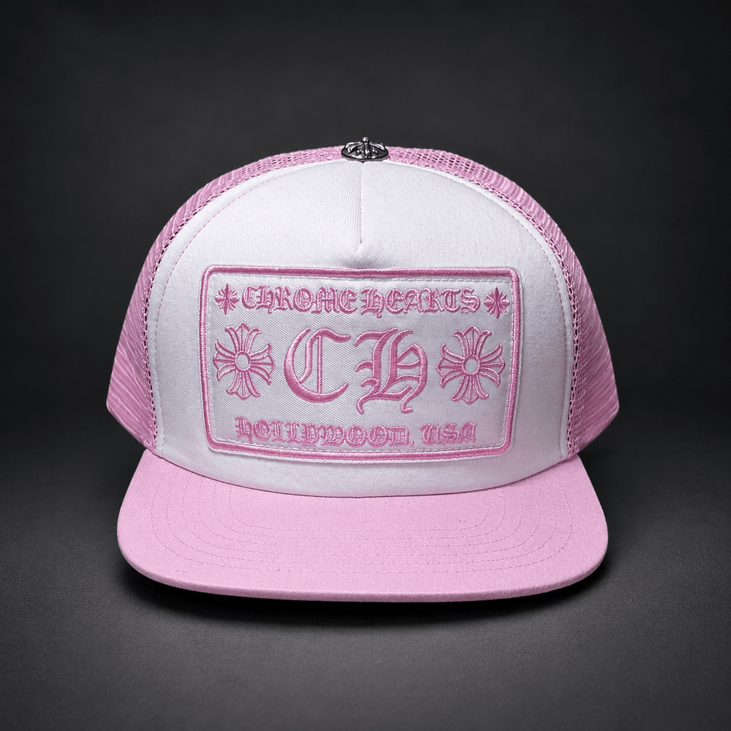 Pink tucker cap | Gothic Accessories by DRIPNOIR