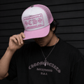 Pink tucker cap | Gothic Accessories by DRIPNOIR