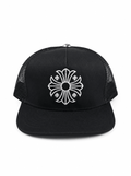 Premium Gothic Cross Snapback Cap – Black Trucker Hat | Gothic Accessories by DRIPNOIR