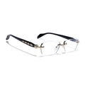 Silver Rimless Eyeglasses | Gothic Accessories by DRIPNOIR