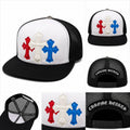 Tricolor Gothic Cross Trucker Cap | Gothic Accessories by DRIPNOIR