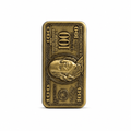 Vintage $100 Dollar Refillable Metal Lighter Cover – Antique Gold Finish | Gothic Accessories by DRIPNOIR